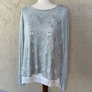 Silver sweater